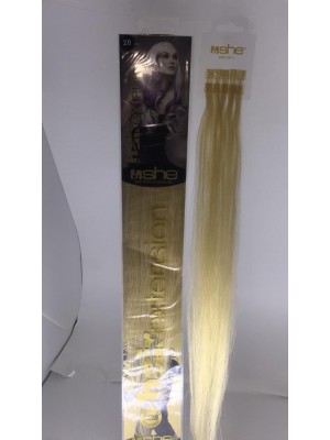 Cabelo Natural She N20 Para Mega Hair fios de 55/60 cm